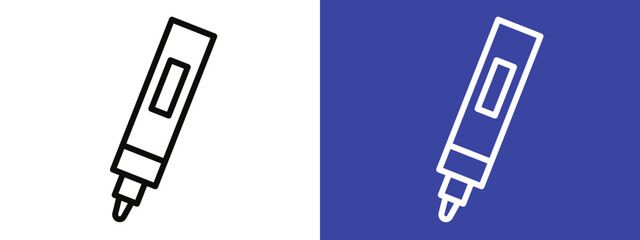 Permanent Marker Icon Perfect for Office Supplies and Craft Projects