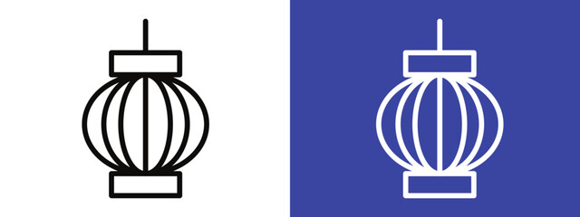 Camping Lantern Icon Ideal for Outdoor Activities and Lighting