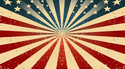 Starburst with flag colors at the edges, clear middle, starburst pattern style, with radiant lines