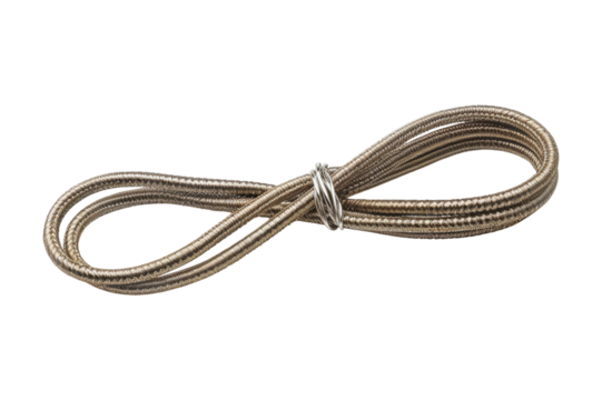 Brown Braided Cable