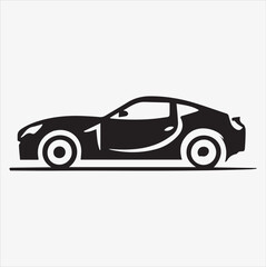 car logotype vector silhouette illustration,