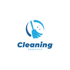 cleaning clean service logo icon vector.
