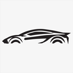 car logotype vector silhouette illustration,