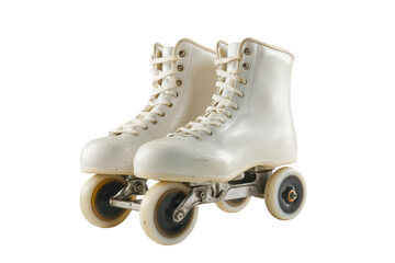 Vintage White Roller Skates