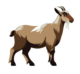 Vector goat art perfect for prints, digital designs, and more. Elevate your projects with detailed, versatile, and captivating goat illustrations. Unleash your creativity today