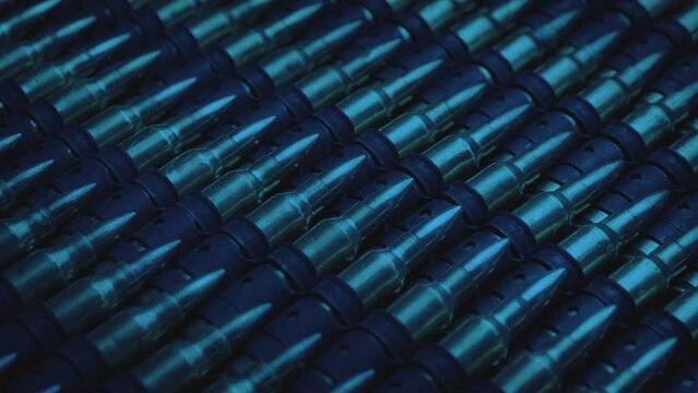 Many Rifle Bullets War Supplies