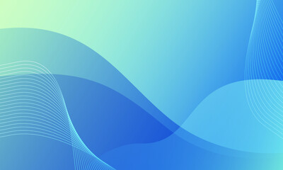 Abstract blue wave background. Vector illustration