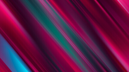 Bright abstract futuristic background. Neon multicolored blurred lines on a dark background