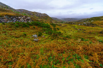 Loch Assynt landscape, in the Highlands