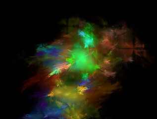 Imaginatory fractal abstract background Image