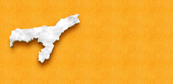 Assam 3D Map