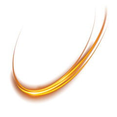 Golden dust, sparks and golden stars shine with special light. Trace of speed lines. Christmas light effect. Sparkling magic dust particles. PNG.
