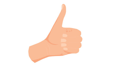 hand showing thumbs up