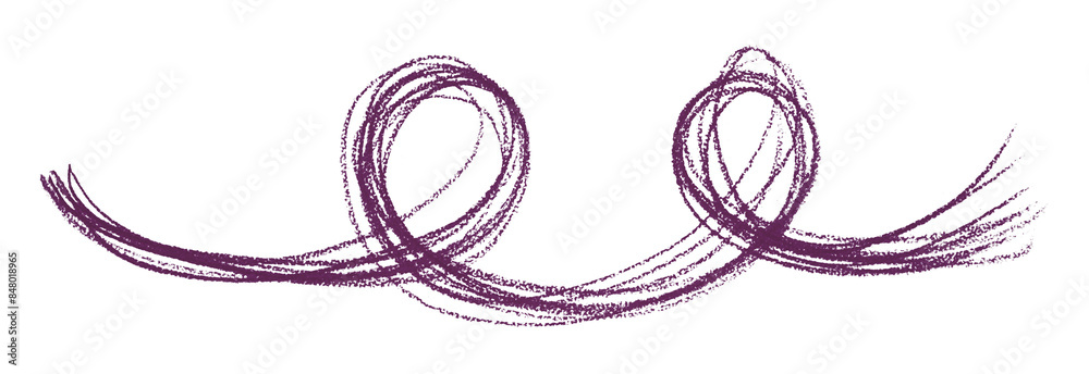 Canvas Prints dark purple pencil strokes isolated on transparent background.