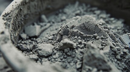 Newly mixed cement