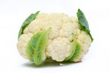 cauliflower isolated on white background