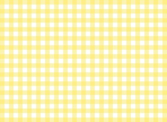 Tischtuch Textur kariert in gelb und weiß