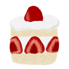 cake with strawberry