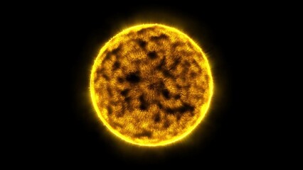 energy sector. Futuristic magical plasma circle glows in space.