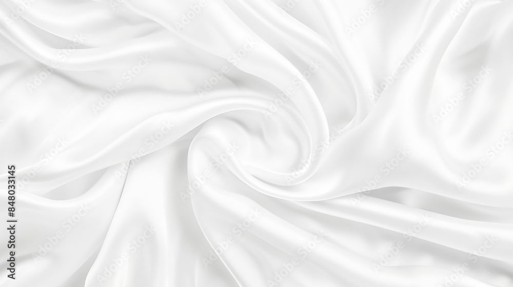 Wall mural abstract white paper wave background. white wave curve lines banner background design. white wave mo