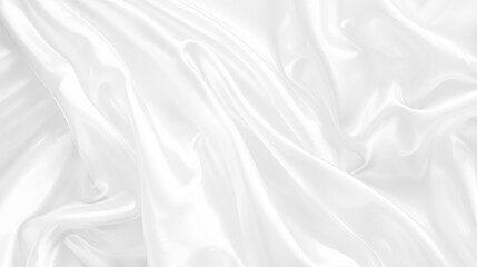 Naklejka premium Abstract white paper wave background. White wave curve lines banner background design. White wave modern abstract background design. Space style. white background.