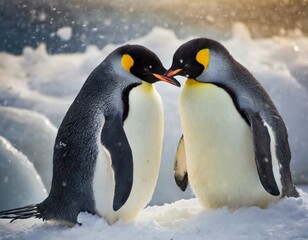 penguins in polar regions