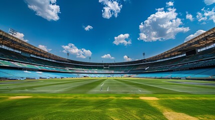 Naklejka premium The Wanderers Stadium in Johannesburg is renowned as one of South Africa's premier cricket venues. 
