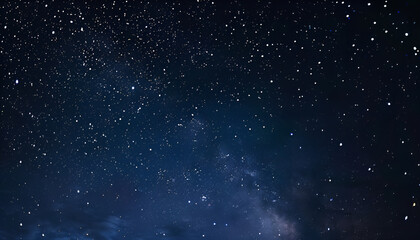 Amazing starry sky at night, banner design
