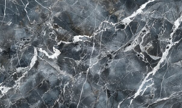 Bardiglio marble wall, gray with white veins, marble texture