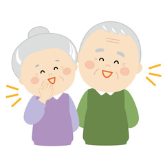 おしどり夫婦のイラスト6