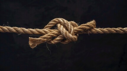 Knotted rope untangling symbolizing tension release after aromatherapy massage