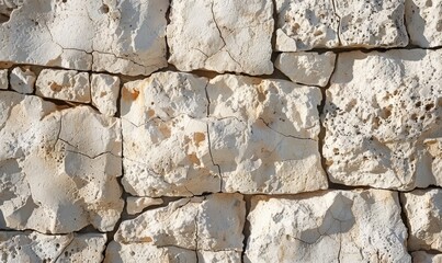 Fototapeta premium Travertine stone wall textured background