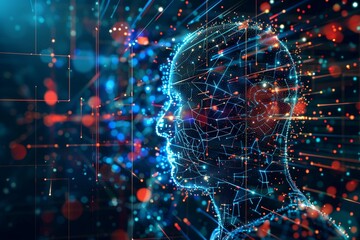 Obraz premium Data science. Innovation technology, digital software development concept. Algorithm and deep learning of AI artificial intelligence, data engineering and global network. data processing technology