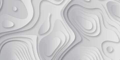 Vector paper cut backgrounds with colorful paper cut shapes texture. Pink abstract paper wave layer paper cut background.