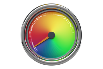 Brightness level icon isolated on transparent background