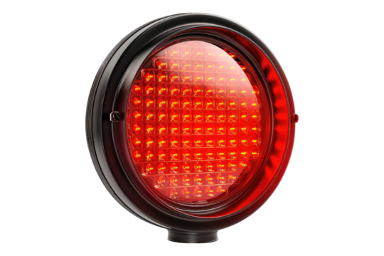 Brake lights isolated on transparent background