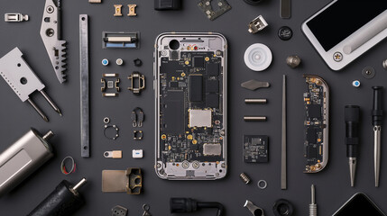 Smartphone repair with Smartphone repair accessories