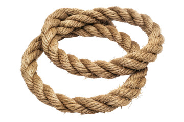 Fototapeta premium Rope part isolated on transparent background