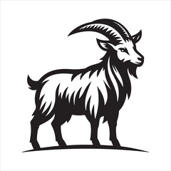 goat vector, illustration