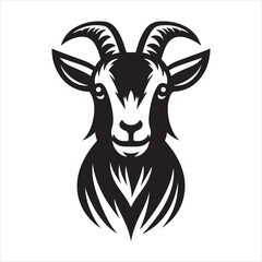 goat vector, illustration