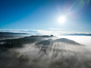 Jelenia Góra krajobrazy w Karkonoszach