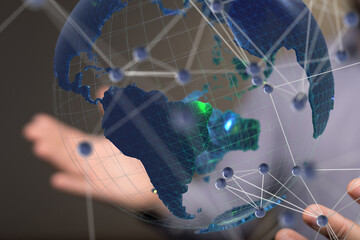 Futuristic wave, Futuristic data stream
