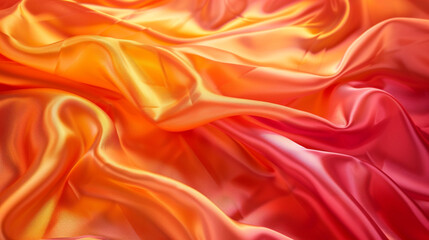 Obraz premium Orange and Cherry red retro silk background 