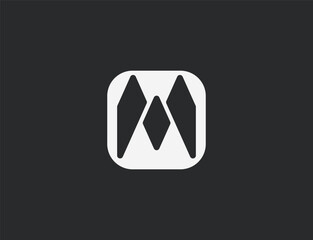 Elegant Letter M Logo Design. Letter Logo Design - Modern Logo, Monogram, Initial Branding, and Business Identity Vector Graphic