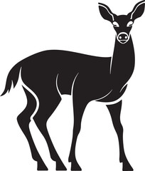 Dear silhouette picture