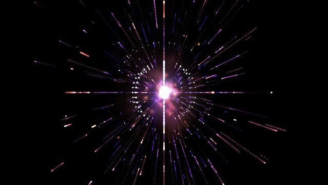 Star Trek. Space travel at the speed of light. Abstract background. star burst textured background