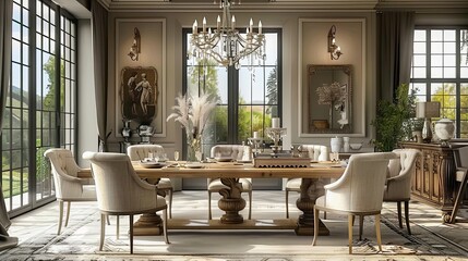 Elegant Dining Room Decor: Captivating Spaces for Stylish Dining Experiences