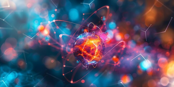 Quarks and gluons in highly energetic chaotic state fundamental matter components. Concept Quantum Chromodynamics, Subatomic Particles, Particle Physics, Quarks and Gluons, High-Energy Physics
