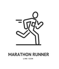 marathon runner icon.eps