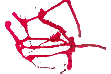 Water color on old paper texture Isolated on A Transparent Background